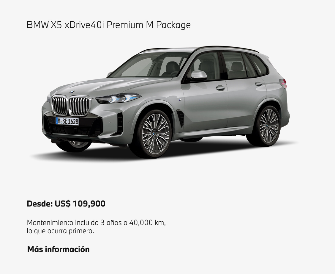 BMW X5 xDrive40i Premium M Package